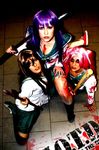  busujima_saeko cosplay highschool_of_the_dead miyamoto_rei photo real takagi_saya 