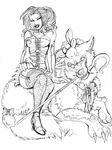  big_bad_wolf bo_peep canine cosplay couple domination dominatrix female female_domination fishnet human male melissa_o&#039;brien sheep&#039;s_clothing shepherd wolf 