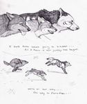  comic coop coop_(character) dialog dialogue greyscale mammal monochrome natsume natsumewolf plain_background rikku text white_background wolf wolf's_rain wolf's_rain_next_generation wolfs_rain wolfs_rain_next_generation 