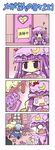  2girls 4koma :x colonel_aki comic crescent fujoshi handheld_game_console izayoi_sakuya multiple_girls o_o open_mouth patchouli_knowledge playing_games playstation_portable pornography squiggle tears touhou translated 