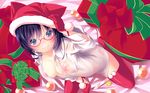  aragaki_ayase blush breasts christmas glasses hinasaki nipples no_bra nopan ore_no_imouto_ga_konna_ni_kawaii_wake_ga_nai see_through thighhighs 