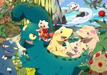  &hearts; cute dinosaur hearto jungle konbu light lighto scalie umasou water you_are_umasou 