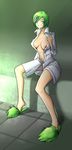  0chan.ru breasts green_hair highres mascot ru-chans zero-sama 