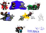  battlehopper bicycle bike comic kamen_rider kamen_rider_black minami_kotaro 