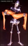  female hajime_sorayama human male not_furry nude robot shiny technophilia 