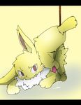  bdsm big_ears big_eyes blush bondage bound cum ears eeveelution eyes hindpaw jolteon male miru nintendo orgasm paws penis pok&#233;mon pok&eacute;mon solo spreading tears video_games wet 