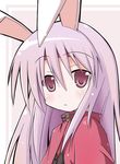  advent_cirno animal_ears bad_id bad_pixiv_id bunny_ears highres hinata_ichi long_hair purple_hair red_eyes reisen_udongein_inaba solo touhou very_long_hair 