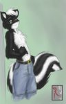  bobskunk fluff-kevlar glasses jeans male skunk solo topless 