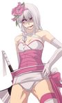  alternate_color assassin_(ragnarok_online) axe bags_under_eyes flat_chest licking_lips lips lipstick makeup mr.romance pink_eyes ragnarok_online solo thighhighs tongue tongue_out weapon white_hair white_legwear yandere 