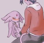  blush clothing eeveelution espeon eyes_closed female feral gold_(pokemon) human human_on_feral interspecies male mammal nintendo penetration pok&#233;mon pok&#233;philia pok&eacute;mon sex size_difference straight tartii vaginal vaginal_penetration video_games 