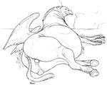  eagle equine fat hippogriff hooves horse meanbean oviposition 