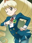  awa blonde_hair capcom drill_hair pantyhose rockman ryuusei_no_rockman shirogane_luna 