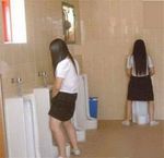  peeing photo real school_uniform urinal what 