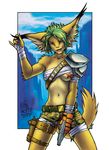  erin_english feline female gun pancheir pasties shorts solo weapon 