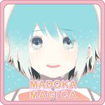  blue_eyes blue_hair face mahou_shoujo_madoka_magica miki_sayaka school_uniform short_hair smile solo star tears yui_(marine-drive) 