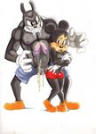  disney epic_mickey mickey_mouse oswald_the_lucky_rabbit rule_63 