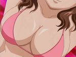  akahori_gedou_hour_rabuge animated animated_gif bikini_top bouncing_breasts breasts hokke_otone large_breasts lowres otone_hokke solo string_bikini 