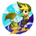  bad_id bad_pixiv_id baton_(instrument) leaf link makar takakura_aki the_legend_of_zelda the_legend_of_zelda:_the_wind_waker triforce 