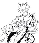  cheetah closet_coon duma_matambo feline handcuffs male mammal nude penis poop_(artist) shackles solo uncolored 