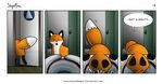  annoying_watermark canine copyright cute drink emily_chan fox funny stupidfox toilet watermark 