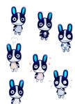  animal_crossing bunny dotty doubutsu_no_mori heart hearts nintendo rabbit 