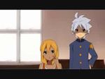  2boys blonde_hair gray_hair inazuma_eleven k-on! miyasaka_ryou parody trap yamino_kageto youtube 