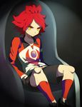  bad_id bad_pixiv_id banned_artist chair hand_in_pocket harano inazuma_eleven inazuma_eleven_(series) male_focus nagumo_haruya red_hair shoes sitting sneakers socks solo yellow_eyes 