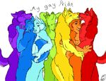 blue canine dude_train gay green group indigo juano male orange pride purple rainbow red standing super_gay taste_the_rainbow yellow 