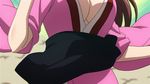  animated animated_gif bounce bouncing_breasts breasts gif japanese_clothes kimono large_breasts lowres mitsuki_sohara no_bra robe running sora_no_otoshimono yukata 