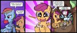  apple apple_core candle candles closet comic creepy cub cutie_mark dialog duo english_text equine fan female feral friendship_is_magic fruit hair happy horse madmax mammal multi-colored_hair my_little_pony open_mouth pegasus photo picture picture_frame pink_eyes pink_hair pony purple_eyes purple_hair rainbow_dash_(mlp) rainbow_hair scootabuse scootaloo_(mlp) shrine star-eyes stars text wings young 