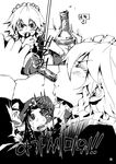  alcohol beret bow braid closed_eyes comic doujinshi drinking greyscale hair_bow hat hong_meiling izayoi_sakuya kirisame_marisa korean left-to-right_manga long_sleeves maid maid_headdress microphone monochrome multiple_girls open_mouth star tears tima touhou translated twin_braids witch_hat 