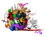  fanart game katamari_damacy keishinkae parody 