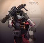  ayato demoman_(team_fortress_2) male raccoon servo solo team_fortress_2 