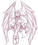  male solo sword tetarga weapon wings 