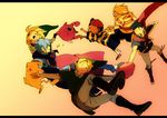  black_eyes blonde_hair blue_hair cape fire_emblem fire_emblem:_monshou_no_nazo fire_emblem:_souen_no_kiseki gen_1_pokemon hat headband ike jigglypuff link lucas male_focus marth mother_(game) mother_2 mother_3 multiple_boys ness pikachu pointy_ears pokemon pokemon_(creature) quiff smile super_smash_bros. the_legend_of_zelda the_legend_of_zelda:_the_wind_waker the_legend_of_zelda:_twilight_princess thighhighs toon_link uichi 