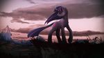  cloud clouds cosmicunicorn crappyunicorn equine female feral friendship_is_magic fur hair horn horns horse long_hair looking_back mammal mountain my_little_pony outside pony purple purple_fur purple_hair sad short_hair solo twilight_sparkle_(mlp) unicorn wallpaper widescreen 