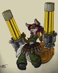  ammo canine collaboration colouration female fox gau-8 geena_gonorah gun ipoke military misplaced_spigot not_to_scale solo weapon 