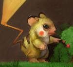  mammal mouse nintendo pikachu pok&#233;mon pok&eacute;mon rodent solo soupandbutter strawberry video_games what_has_science_done 