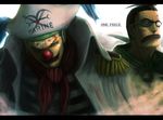  bad_id bad_pixiv_id blood buggy_the_clown clown_nose copyright_name galdino glasses hat highres male_focus meta_gun multiple_boys nosebleed one_piece red_nose serious 