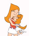  animal_humanoid candace_flynn cat_humanoid daughter disney felid felid_humanoid feline feline_humanoid female hug human humanoid mammal mother nickelodeon parent phineas_and_ferb sonic3 t.u.f.f._puppy 