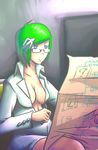  0chan.ru glasses green_hair mascot ru-chans zero-sama 