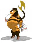  anthro big_breasts big_butt breasts butt female huge_breasts huge_butt hyper hyper_breasts nintendo oversized_breasts overweight plain_background pok&#233;mon pok&#233;morph pok&eacute;mon raichu solo vicious713 video_games white_background 