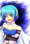  blue_eyes blue_hair gloves highres hinashota magical_girl mahou_shoujo_madoka_magica miki_sayaka short_hair solo tears white_gloves 