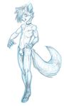  canine fox jijix male sketch solo thong 