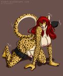  anthro breasts cheetah cum cumshot demona69 dickgirl eyes_closed feline hair intersex mammal nipples orgasm penis red_hair sabel sex_toy solo vibrator 