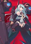  bad_id bad_pixiv_id bodysuit eyepatch infinite_stratos laura_bodewig leotard mecha_musume pilot_suit schwarzer_roegen silver_hair solo yude 