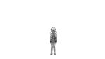  backpack bag caffein cyber_diver_(vocaloid) greyscale hood hoodie jacket long_sleeves monochrome solo twintails vocaloid voyakiloid younger yowane_haku 