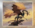  black brown daren_bader dragon feral scalie solo wings 