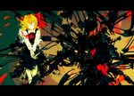  abstract blonde_hair letterboxed meola rumia solo touhou 