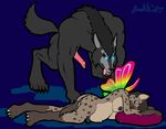  anaktis anaktis_(character) canine hyena imminent_rape intersex pregnant sleeping werewolf wings wolf 